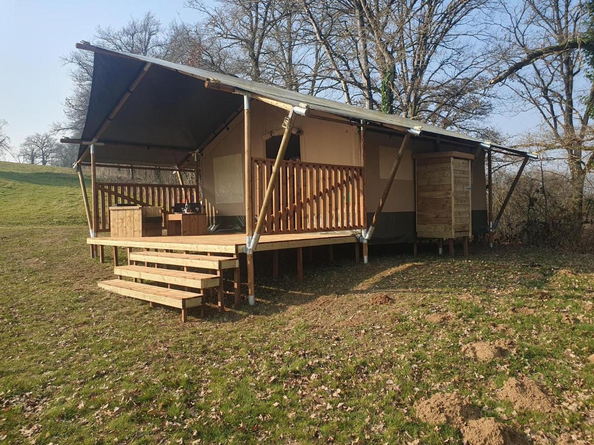 Luxury Safari Tents At Moulin Du Pommier Glamping & Camping Saulgond Exteriér fotografie