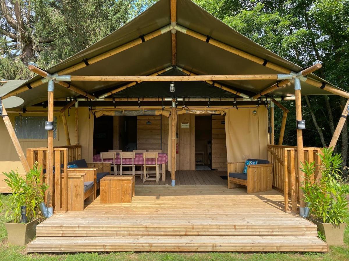 Luxury Safari Tents At Moulin Du Pommier Glamping & Camping Saulgond Exteriér fotografie